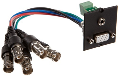 Bachmann 917,073 BACH 917.073 Rahmen VGA+Klinke 5pol BNC+3pol Steckklemme