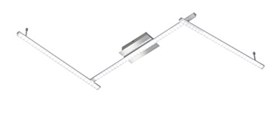 Deckenleuchte chrom LED Warmweiß 