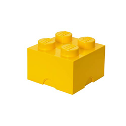 LEGO Bloque de almacenaje 2 x 2 amarillo en oferta