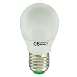 Bombilla de Bajo Consumo Esférica Electro DH Rosca E-27 80.415/5/DIA 8430552124824 características