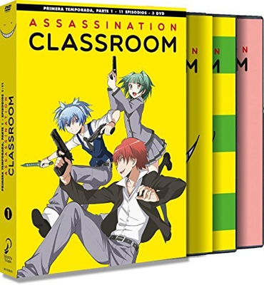 Pack Assassination Classroom (Temporada 1, parte 1) - DVD