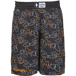 Spalding Street Single Shorts black/orange precio