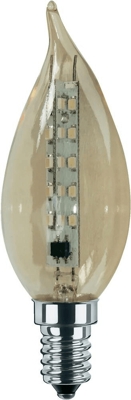 Kronleuchter LED Kerzenflackern E14 2,7Watt dimmbar Segula 50656 LED Lampe