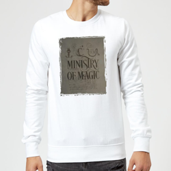 Harry Potter Ministry Of Magic Sweatshirt - White - 4XL - Blanco en oferta