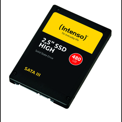 Intenso 480GB SSD Serial ATA III - Disco Duro sólido (480 GB, Serial ATA III, 520 MB/s, 500 MB/s, 6 Gbit/s, 133120 IOPS)