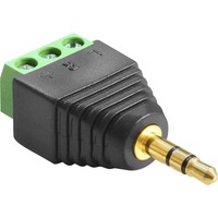 65419 adaptador de cable 3.5mm 3p Negro, Verde, Plata