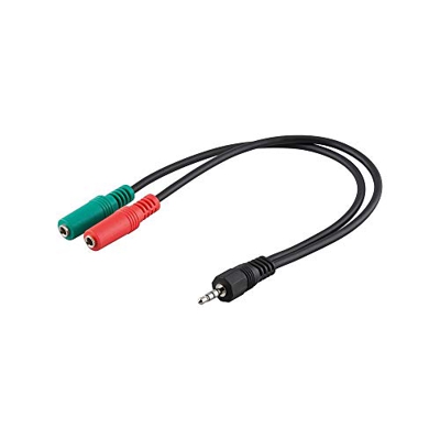 MicroConnect IC-50467 - Cable con conexión Jack, color negro
