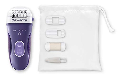 Rowenta EP8050 Púrpura 24 pinzas Depiladora Exfoliación, Precision Bikini, Axila
