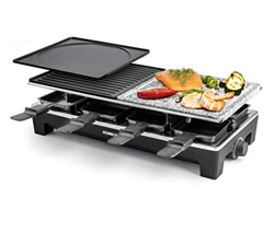 Rommelsbacher RCS 1350 parrilla de interior 8 personas(s) Negro, Acero inoxidab precio