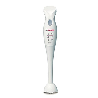 Frullatore ad immersione / Mixer Bosch MSM6B100 bianco 280 Watt LAME ACCIAIO