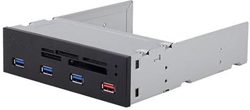 SST-FP56B Silverstone FP56 card reader with USB 3.0 ports and 2x 2.5-inch slots en oferta