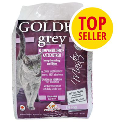 Golden Grey Master arena aglomerante - Pack % - 2 x 14 kg en oferta