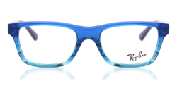 Occhiali da vista Ray Ban JUNIOR RX1536 3731 46-16 Blue Striped Gradient en oferta