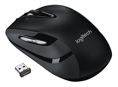 Logitech M545 - Ratón inalámbrico compatible con Unifying, negro