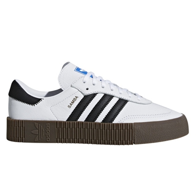 Adidas SAMBAROSE W, Zapatillas de Deporte para Mujer, Blanco (Ftwbla/Negbás/Gum5 000), 38 EU