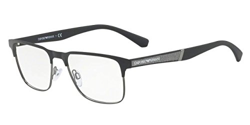 Emporio Armani 0EA1061 Monturas de gafas, Black/Matte Gunmetal, 53 para Hombre en oferta