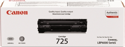 Canon 3484B002 CRG 725 Original Black 1 pc(s) toner cartrdidge - black