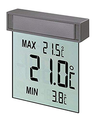 Vision digitales Fensterthermometer Display Außen Thermometer von TFA 30.1025
