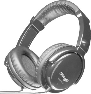 Stagg SHP-5000H Negro Dj pro / Studio/Live Sound / Monitor Auriculares Estéreo