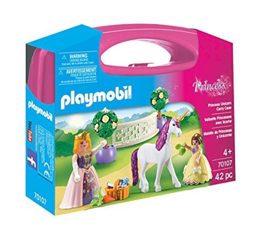 Playmobil- Maletín Grande Princesas y Unicornio Juguete, (geobra Brandstätter 70107)