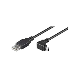 Goobay 1.8m USB Cable - Cable USB (1,8 m, USB A, Mini-USB B, Male connector/Male connector, 480 Mbit/s, Negro) precio