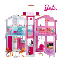 Barbie Supercasa, casa de muñecas con accesorios (Mattel DLY32) en oferta