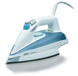 Braun Texstyle 7 TS725- Plancha ropa vapor, 2400 w, 180 g/min golpe vapor, depósito agua 400ml, sistema antigoteo, vapor vertical, acero inoxidable, b precio