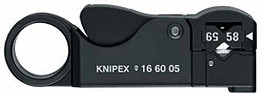 Knipex Koax-Abisolierwerkzeug 16 60 05 Sb , Abisolier Abmantelungswerkzeug
