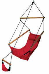 Amazonas AZ-2030520 Swinger - Sillón colgante con reposapiés (resistencia: 120 kg), color rojo precio