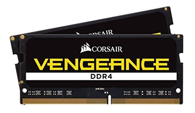 Corsair Vengeance 32GB (2 x 16GB) SO-DIMM DDR4 2400 (PC4 19200) Memory (CMSX32GX4M2A2400C16)