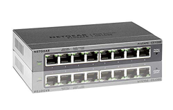 Netgear GS108E-300PES - Switch conmutador de Red gestionable de 8 Puertos Gigabit RJ-45 (2000 Mbps de Ancho de Banda, con Control de Red, QoS y VLAN,  características