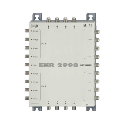 Kathrein EXR 2998 BNC Interruptor de Video - Switch de vídeo (900 g, 172 x 228 x 44 mm)