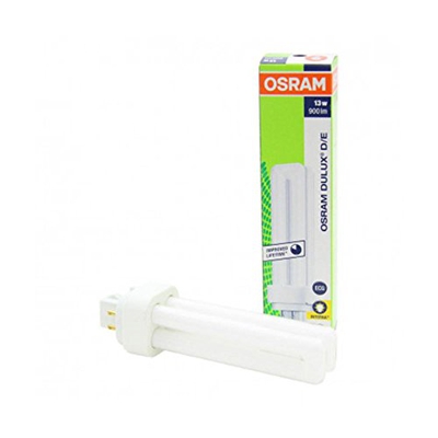 Osram Dulux D Kompaktleuchtstofflampe 13W 827 G24Q-1 4P warmweiß (62A)