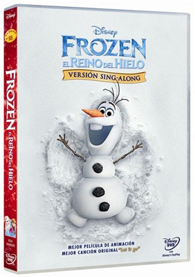 PELICULA  DISNEY  DVD  FROZEN: EL REINO DEL HIELO: SING ALONG  NUEVO (SIN ABRIR)