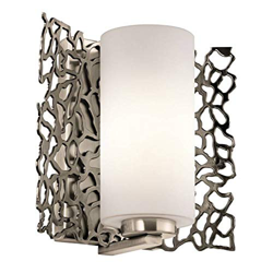 Silver Coral Wall Light características