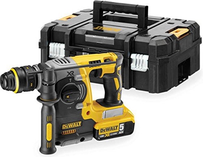DeWALT DCH274P2T martillo perforador inalámbrico - Martillo rotatorio (Ión de litio, Negro, Amarillo)