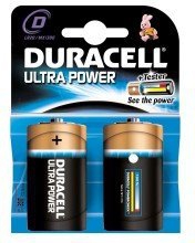 Duracell Ultra 5000394002906 MX1300K2 D Alkaline Batteries (Pack of 2)