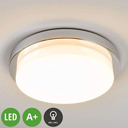 LED Lámpara de techo 'Cordula' (Moderno) en Plateado hecho de Plástico e.o. para Cuarto de baño (1 llama, A+) de LAMPENWELT | lámpara de techo para ba características