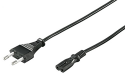 Cable de alimentacion IEC-320-C7 3 M Negro en oferta
