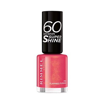 Esmalte de uñas Rimmel 60 Seconds Super-Shine, Flamingo Fushia