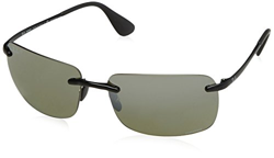 Ray-Ban 4255 Gafas de Sol, Shiny Black, 60 para Hombre en oferta