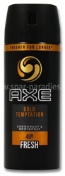 Axe Gold Temptation Deodorant Bodyspray (150ml) en oferta
