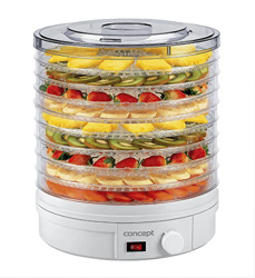 Concept Electrodomésticos SO-1020 Deshidratador de alimentos, con 9 bandejas de abastecimiento, temperatura ajustable de 35-70 grados, 245 W, 46 Decib en oferta