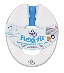 Pourty FLEXI-FIT TOILET TRAINER - GREY Baby Child Toilet Training BN precio