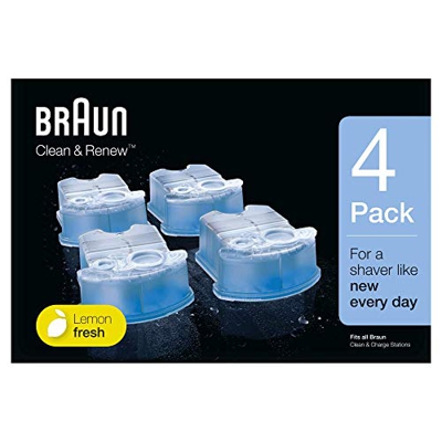 PACK DI 4 CARTUCCE BRAUN  CCR4 MEGA DEAL CLEAN & RENEW CARTRIDGE 
