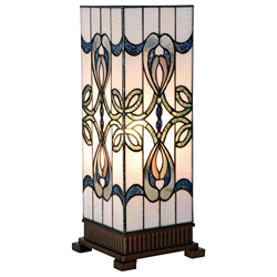 Lámpara de mesa de diseño ornamental Brenda en oferta