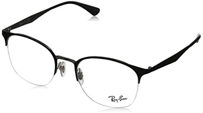 Ray-Ban 0RX6422 Monturas de gafas, Silver On Top Matte Black, 49 para Mujer