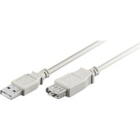 USB 2.0 AA 180 LC HiSpeed, 1.8m cable USB 1,8 m USB A Blanco características