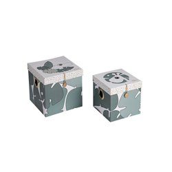 Done By Deer - Juego De 2 Cajas Grandes Tiny Tropics Verde/blanco precio