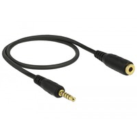 85700 cable de audio 0,5 m 3,5mm Negro